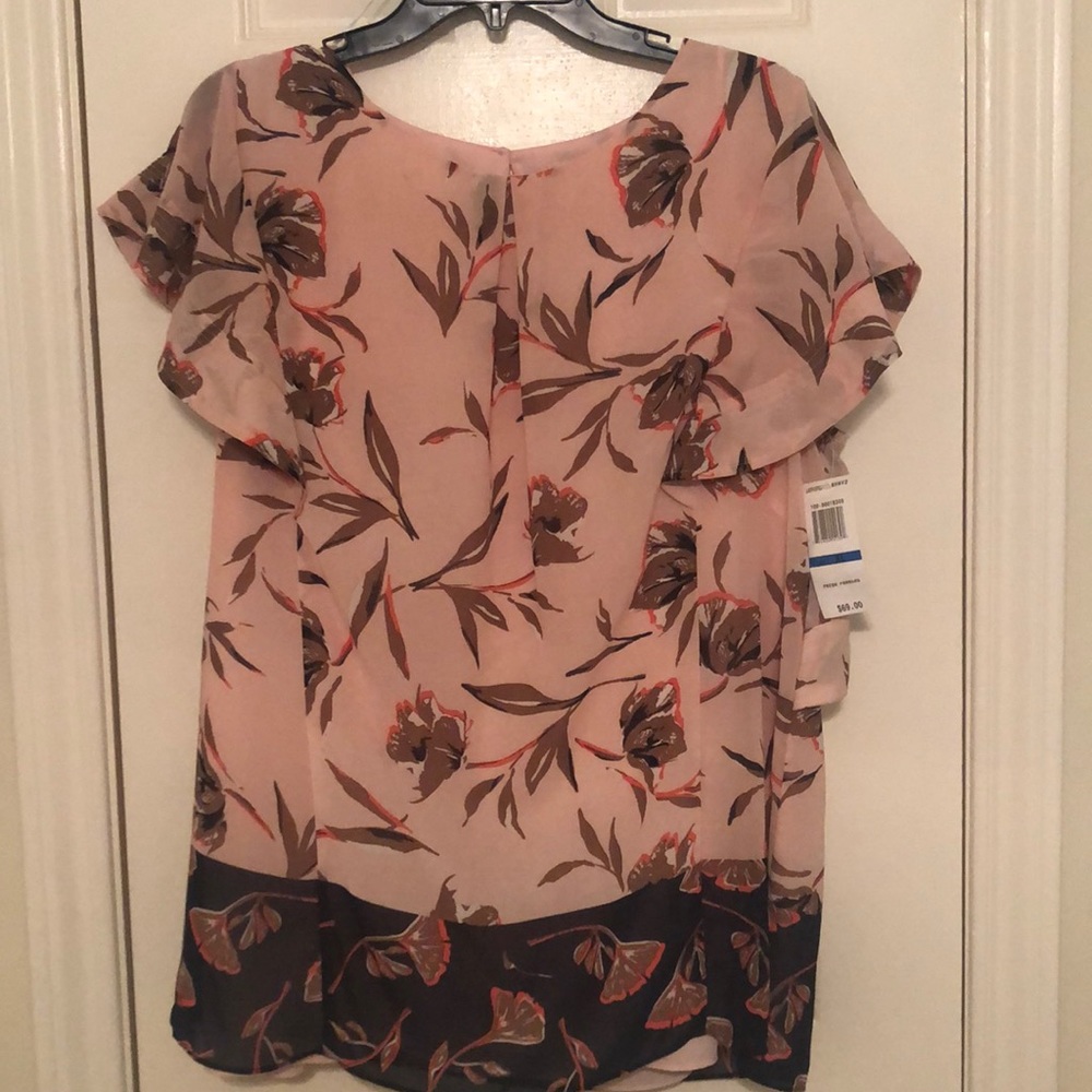 Gibson Latimer short sleeve blouse